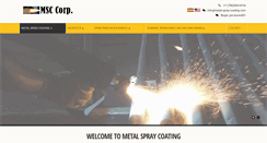 Desktop Screenshot of metal-spray-coating.com